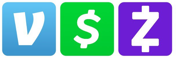 Pay with Venmo, Zelle, CashApp, or cash